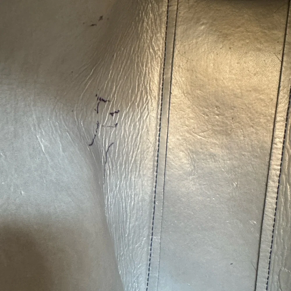 Gianni Chiarini Firenze Blue Pebbled Leather Satchel Crossbody Made in Italy - Picture 7 of 14